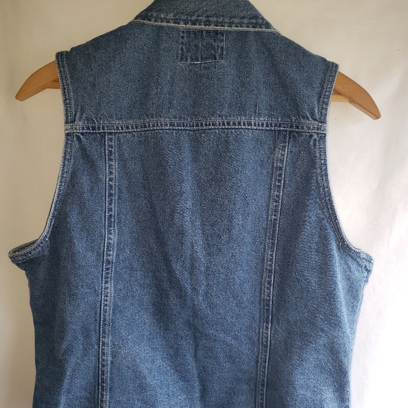 Women’s denim vest jean Solutions M medium - Picture 2 of 8